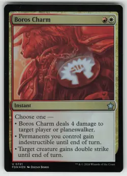 MTG Boros Charm Foil Foundations # 721 NM - Image 1