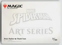 MTG Art Series Card Peter Parker 3/54 - Image 2