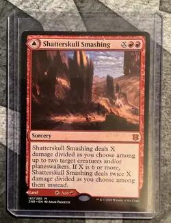 MTG Shatterskull Smashing/Shatterskull, the Hammer Pass Zendikar Rising NM - Image 1