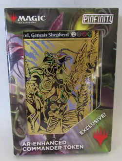 MTG Szarel, Genesis Shepherd Limited Edition Pinfinity AR Commander Token NEW - Image 1