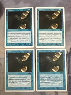 4x Dandan- Chronicles/5th Edition- MTG Magic The Gathering- Forgetful Fish - Image 1