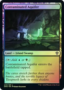 MTG Contaminated Aquifer Dominaria United 245/281 Foil Common - Image 1