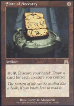 Slate of Ancestry - Damaged / Poor MTG Onslaught - Image 1