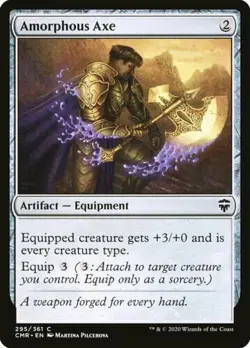AMORPHOUS AXE X 4 N/M COMMANDER LEGENDS MAGIC THE GATHERING - Image 1
