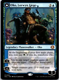 Oko, Lorwyn Liege 61 Mythic Lorwyn Eclipsed Magic: The Gathering Near Mint - Image 1