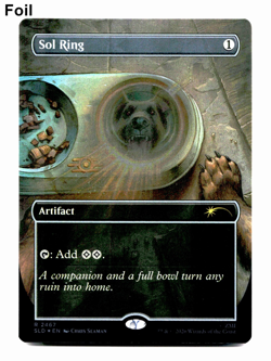 Sol Ring #2467 Secret Lair Drop - FOIL - Fallout: Greet The Dog MTG NM - Image 1