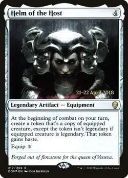 Helm of the Host -Foil Light Play MTG Promos: Prerelease Cards - Image 1