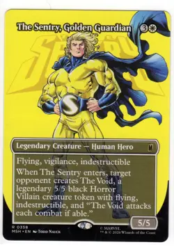 The Sentry, Golden Guardian (Borderless) R Marvel Super Heroes 358 NM - Image 1