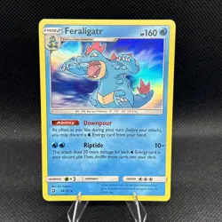 Feraligatr 24/70 Dragon Majesty Rare Holo Pokemon NM - Image 1