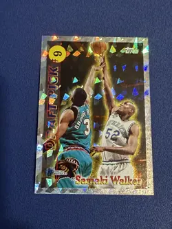 1996-97 Topps - Draft Pick Samaki Walker #DP9 Rookie Card - Image 1