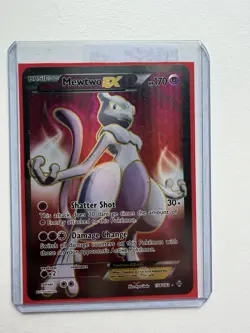Mewtwo EX Full Art Holo Ultra Rare 158/162 Breakthrough EN - Image 1