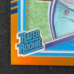 2025 Panini Donruss Optic Jaydon Blue #242 Rated Rookie Orange Prizm /299 - Image 4