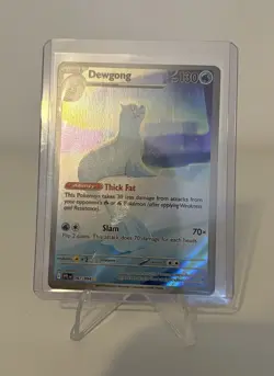 Pokemon TCG Dewgong 097/094 Paldean Fates Holo Rare 2025 - Image 2