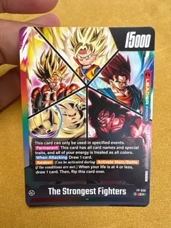 The Strongest Fighters FP-030 Tournament Leader alt art PromDragon Ball Card Nm - Image 2