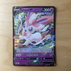Sylveon V SWSH202 Black Star Promo Holo Pokemon Card Mint Condition - Image 1