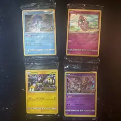 Pokemon TCG *SEALED* Lost Thunder Promo 4 Card Lot English SM150 - Image 1