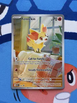 Fennekin 080 - NM condition - Pokemon Mega Evolution Black Star Promo Holo Card - Image 1