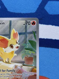 Fennekin 080 - NM condition - Pokemon Mega Evolution Black Star Promo Holo Card - Image 3