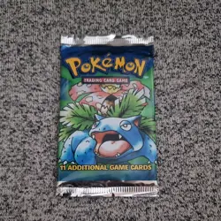 Pokemon Card Game Base Set Booster Pack Venusaur Art - Image 2
