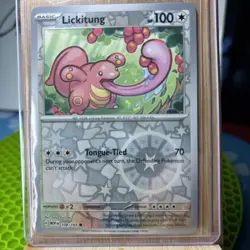 Lickitung 108/165 Reverse Holo NM Scarlet & Violet 151 Pokemon Card - Image 1