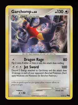 Garchomp 1/17 Rare POP Series 9 Pokemon Card - Image 1