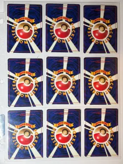 1996 Pocket Monster Japanese Cards - Lot of 9 - Nintendo VG - Image 5