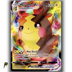 Pokemon Shining Fates Morpeko VMAX 038/072 Ultra Rare Holo Card NM - Image 1