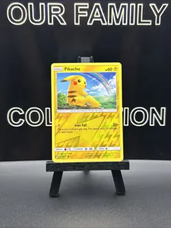Pokemon Card Pikachu Shining Legends 2017 Reverse Holo 28/73 - Image 1