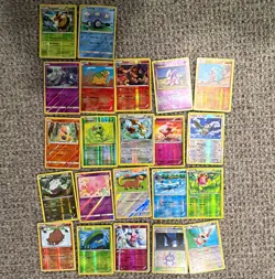 Pokemon TCG Collection All Reverse Holo 22-Card Lot (you get what you see) - Image 1