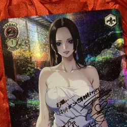 Boa Hancock ONE PIECE Hot Spring ACG Waifu Holo Anime Goddess Card - Image 2