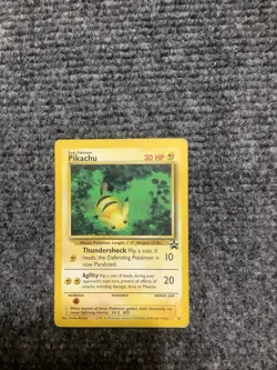Pokemon TCG Pikachu Card 27 Regular WOTC Promo - Image 1