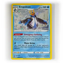 Pokemon - Empoleon Cosmos Holo - 037/172 - SWSH Brilliant Stars - Promo Card - Image 1