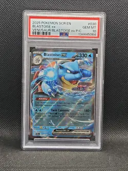 Blastoise ex (Stellar Crown Stamp) 030/142 Miscellaneous Cards & Products Holo - Image 1