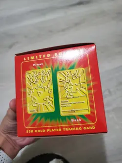 Pokemon 23k Gold Pltd Card TOGEPI Pokeball Burger King Red Original Packaging - Image 4