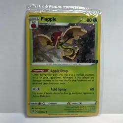 Pokemon Flapple 022/192 - Gamestop Exclusive Battle Card Promo Holo - New Sealed - Image 2