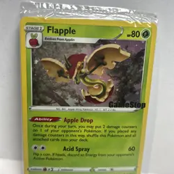 Pokemon Flapple 022/192 - Gamestop Exclusive Battle Card Promo Holo - New Sealed - Image 5