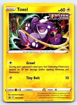 Toxel - Holo Promo SWSH: Sword & Shield Promo Cards SWSH209 NM - Image 1