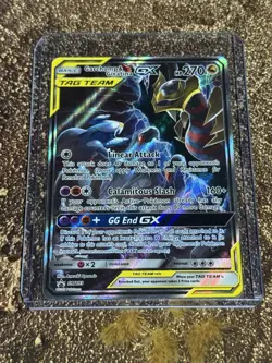 Pokemon TCG Garchomp & Giratina GX SM193 Sun & Moon Promo Card Near Mint NM - Image 1