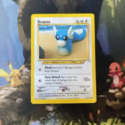 Dratini (Neo Destiny 63/105) Unlimited Morii Pokemon Card - Image 1