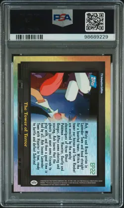 2000 TOPPS POKEMON TV ANIMATION SER 2 EPISODE CARDS THE TOWER OF TERROR PSA 6 - Image 2