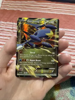 Pokemon TCG Garchomp EX Black Star Promos Ultra Rare Holo Card XY167 - Image 1