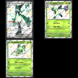 Meowscarada ex 078 Floragato 077 Sprigatito 076 SV: Scarlet & Violet Promo Cards - Image 1