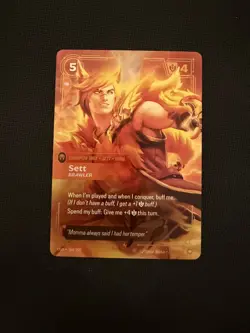 League of Legends Riftbound Origins Sett Brawler Foil Card 164/298 - Image 1