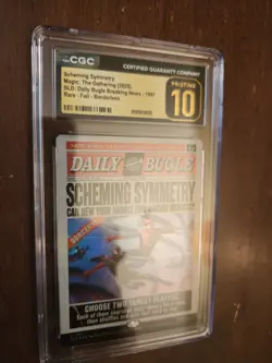MTG SCHEMING SYMMETRY Full Art FOIL SLD SPIDERMAN Daily Bugle CGC 10 PRISTINE ! - Image 4