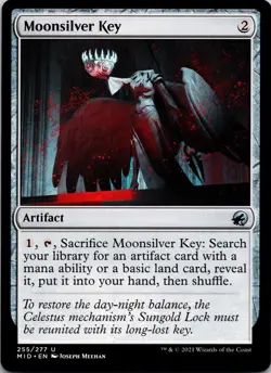 Moonsilver Key 255 Uncommon Innistrad: Midnight Hunt MTG NM - Image 1
