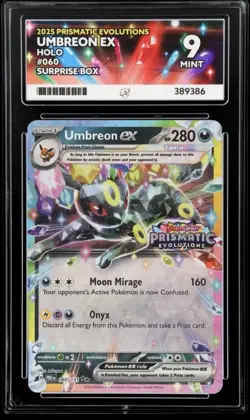 Pokemon Umbreon 060/131 Holo Prismatic Evolutions Stamped ACE 9 - Image 1