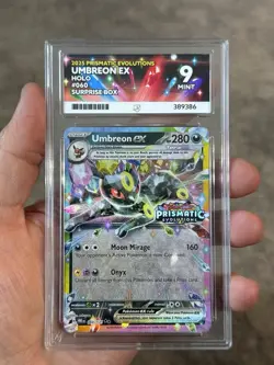 Pokemon Umbreon 060/131 Holo Prismatic Evolutions Stamped ACE 9 - Image 3