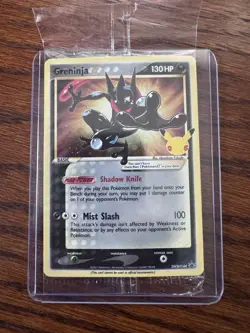 Pokemon TCG Greninja Gold Star SWSH144 - Celebrations Black Star Promo - Sealed - Image 1