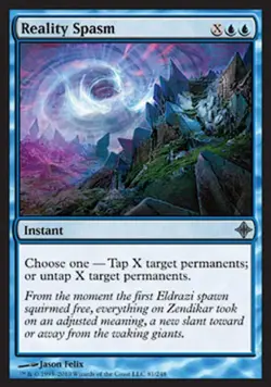 Reality Spasm - Medium Play MTG Rise of the Eldrazi - Image 1