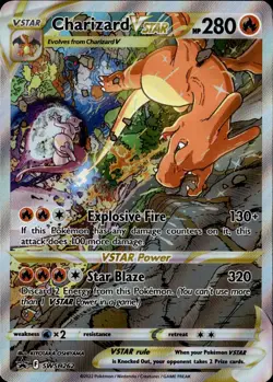 Charizard VSTAR SWSH262 Holo Promo Sword & Shield Promo Pokemon Near Mint - Image 1